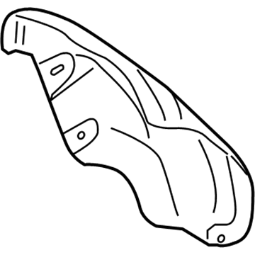 Saturn Astra Fender Splash Shield - 94711526