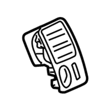 GM 15796070 Vent Grille, Driver Side GM 15796070 Vent Grille, Driver Side