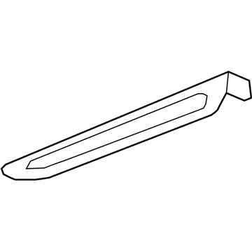 GM 25867284 Molding, Passenger Side GM 25867284 Molding, Passenger Side