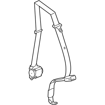 GMC Sierra 2500 HD Seat Belt - 19151326