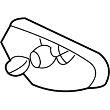 Chevy 22905183 Mirror Inside