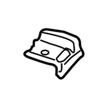 GM 25896501 Upper Reinforcement, Front Passenger Side