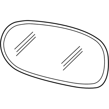 2005 Chevy Corvette Side View Mirrors - 88981033