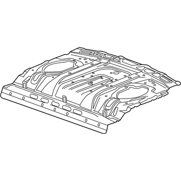 GM 20958454 Package Tray Panel, Rear