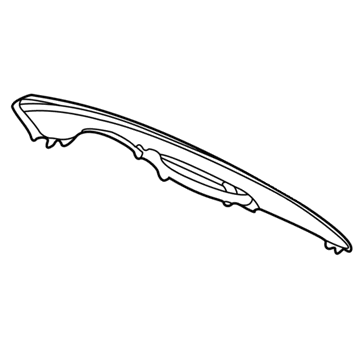 Chevy Camaro Dash Panel Vent Portion Covers - 10422746