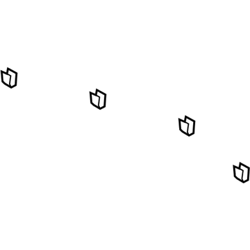 Pontiac 92139070 Defroster Panel Clip