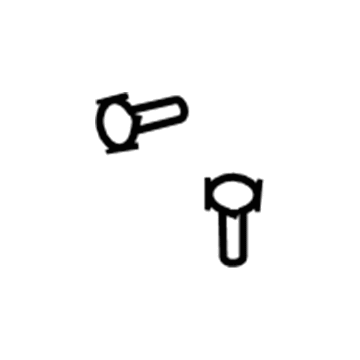 GM 11045121 Center Bezel Bolt