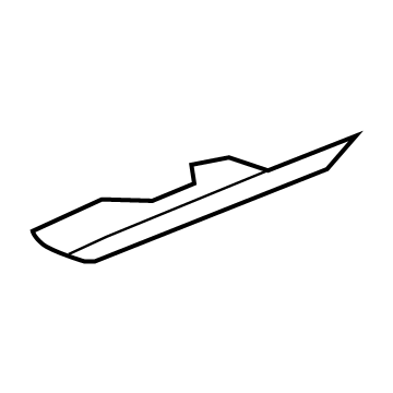 GMC 23459702 Rear Floor Pan Side Reinforcement