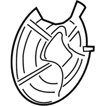 Cadillac 23303081 Rear Trans Mount Shield