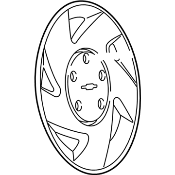 2001 Chevy Camaro Wheel Cover - 9594562