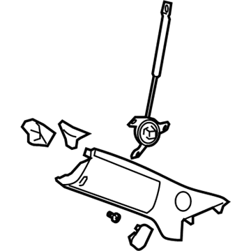 Buick 15849693 Windshield Pillar Trim