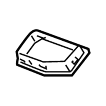 GM 25809428 Water Deflector, Lower GM 25809428 Water Deflector, Lower