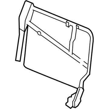 Saturn 15288859 Seat Back Frame