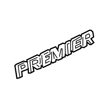 GM 84188526 Nameplate GM 84188526 Nameplate