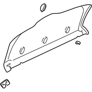 Buick 25720842 Package Tray Trim
