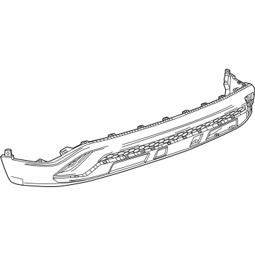 Chevy 42867886 FASCIA,REAR BUMPER LOWER(INCLUDES 6-8)