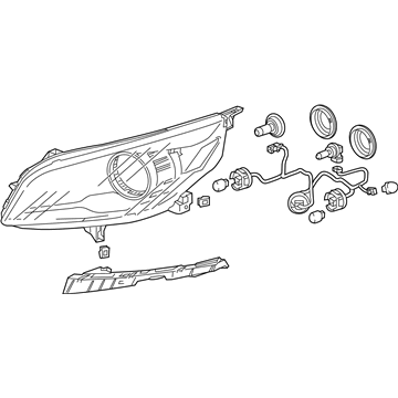 Chevy Malibu Limited Headlight - 23294938