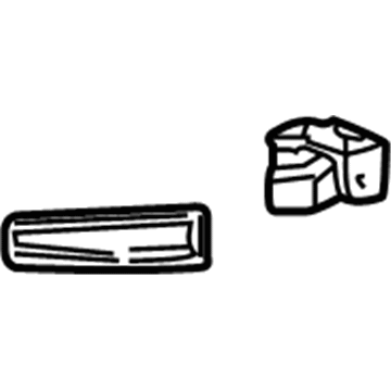 GM 15555282 Rear Mount Bracket, Passenger Side