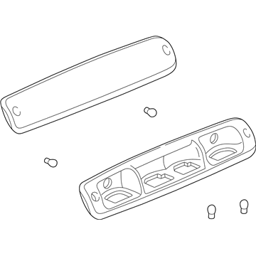 GMC 19169016 High Mount Lamp
