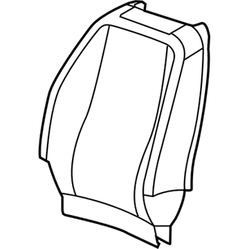 GM 22870140 Seat Back Cover, Titanium, Front