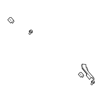 Saturn 96836417 Carpet Retainer