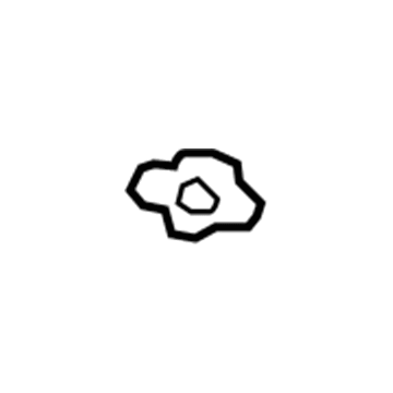 Saturn 96812745 Upper Center Pillar Trim Bracket