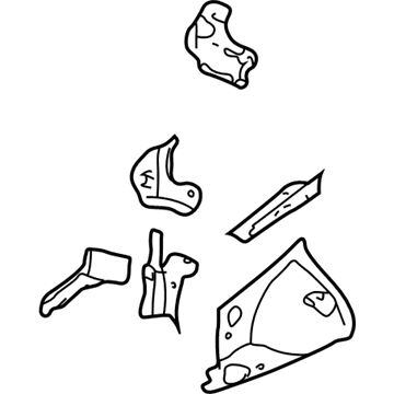 Buick 12482072 Center Panel