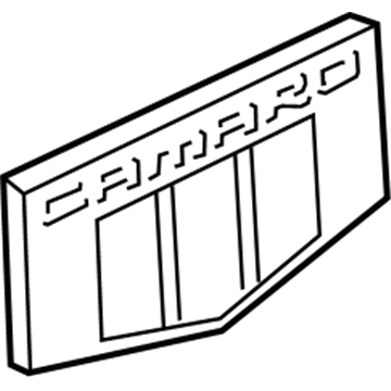 GM 23184152 Emblem, Front GM 23184152 Emblem, Front