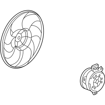 Buick Radiator fan - 22915711