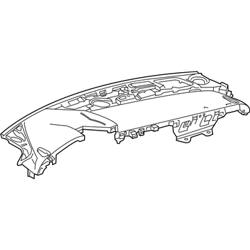 GM 84081653 Upper Cover, Black GM 84081653 Upper Cover, Black