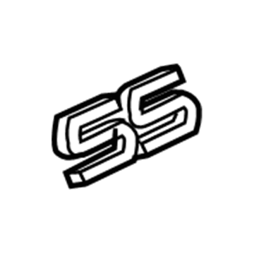 GM 15178666 Nameplate