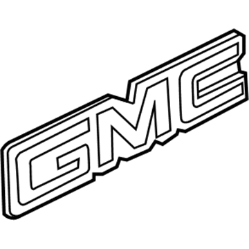 GMC 84674406 Nameplate