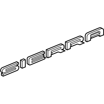 GMC Sierra 3500 HD Emblem - 23400374