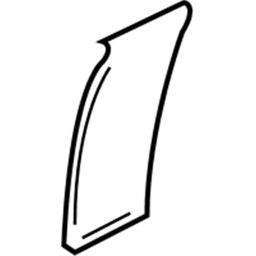 GM 20781053 Stone Guard, Rear Passenger Side