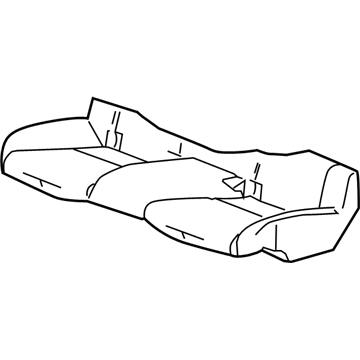 2012 Chevy Camaro Seat Cushion Pad - 92230537