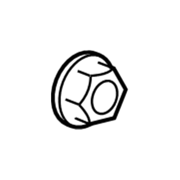 Pontiac Spindle Nut - 19184277