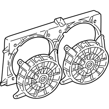 Oldsmobile 88957397 Fan Shroud