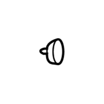 GM 26689052 Corner Molding Clip, Front GM 26689052 Corner Molding Clip, Front