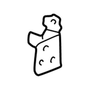 GM 15293978 Upper Hinge, Front Passenger Side