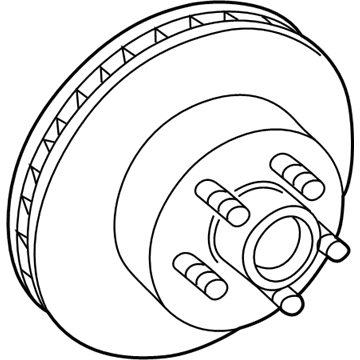GMC K3500 Brake Disc - 19202727