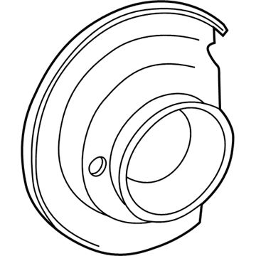 GMC C3500 Brake Backing Plate - 19211696