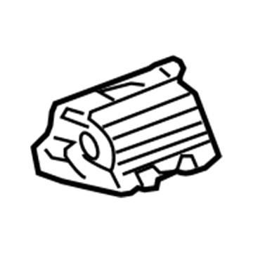 GM 22723489 Air Outlet, Gray, Driver Side