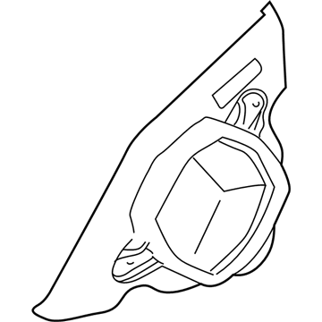 Buick 15135033 Rear Driver Speaker