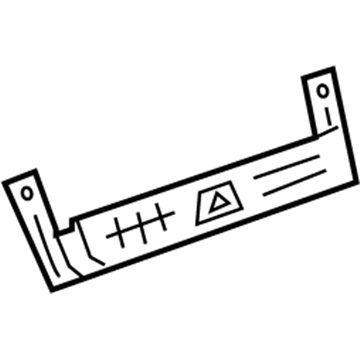 Buick Hazard Warning Switch - 20929341