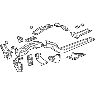 Buick 19370659 Rail Assembly