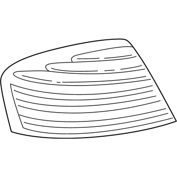 2003 Pontiac Bonneville Tail Light - 19168998