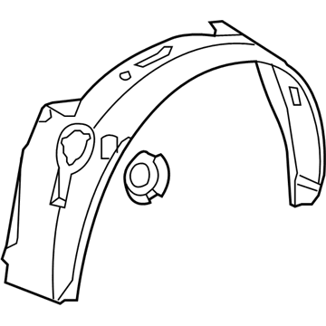 2008 Buick Lucerne Fender Splash Shield - 15913335