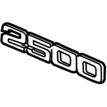 GMC Sierra 2500 HD Emblem - 15129644