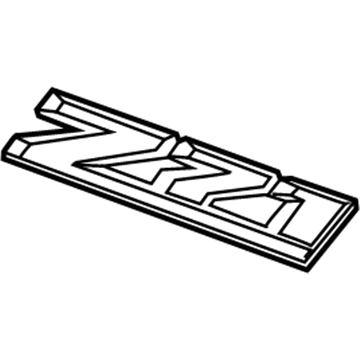 GM 23172677 Nameplate, Front GM 23172677 Nameplate, Front