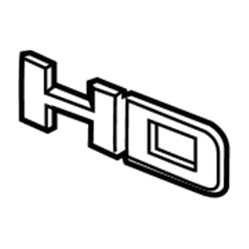 GM 23229822 Nameplate, Outer